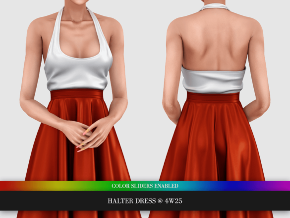 Sims 4 halter dress