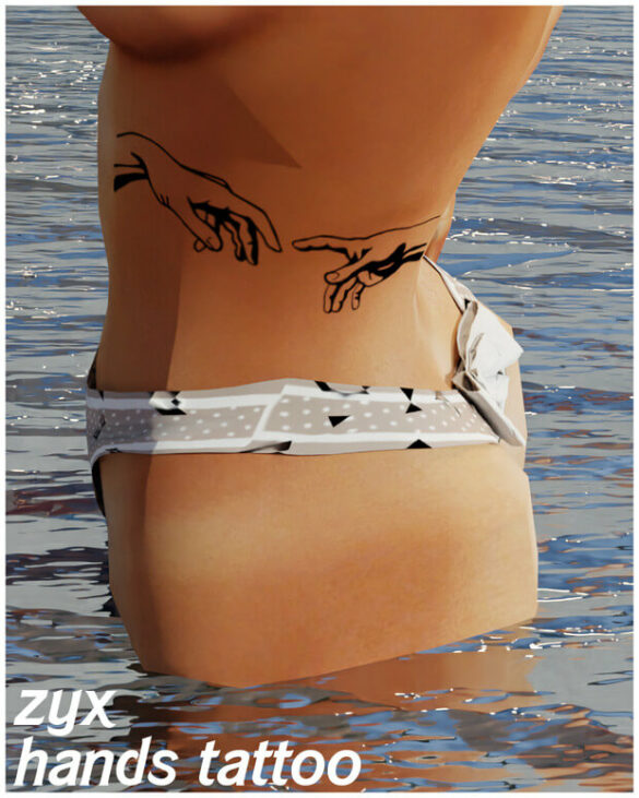 Sims 4 hands tattoo
