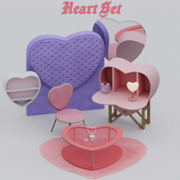 Sims 4 Heart Set