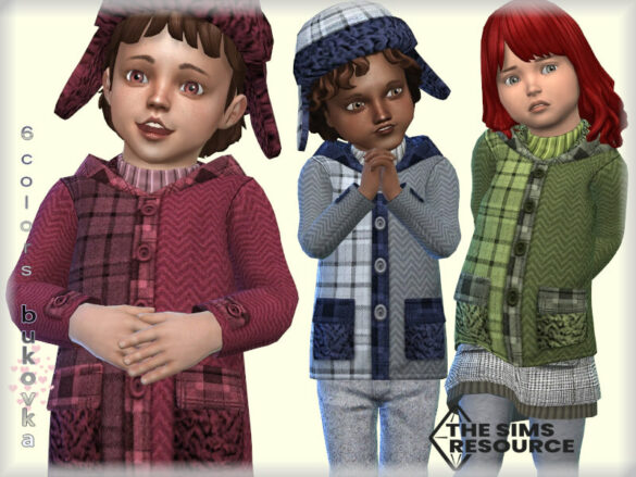 Sims 4 Jacket Tweed by bukovka