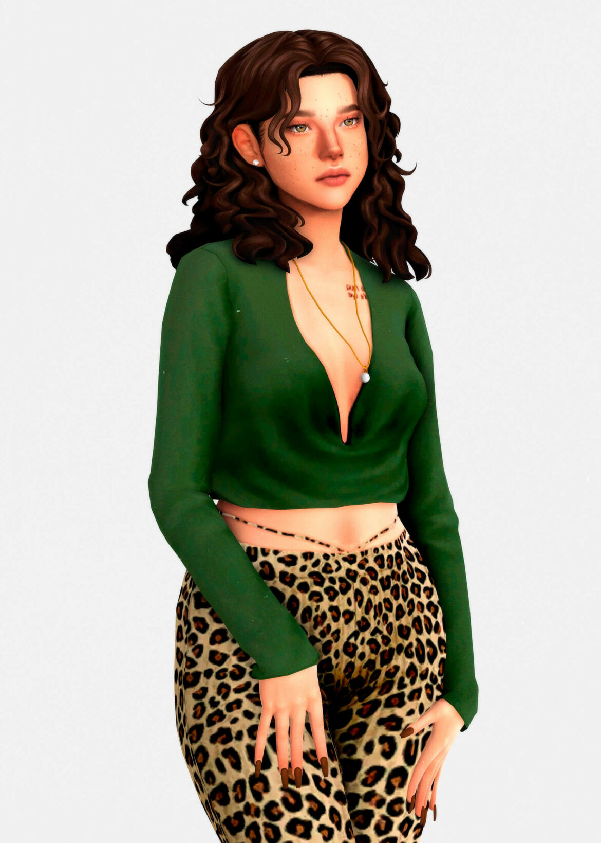 Sims 4 jasmine hair by simstrouble