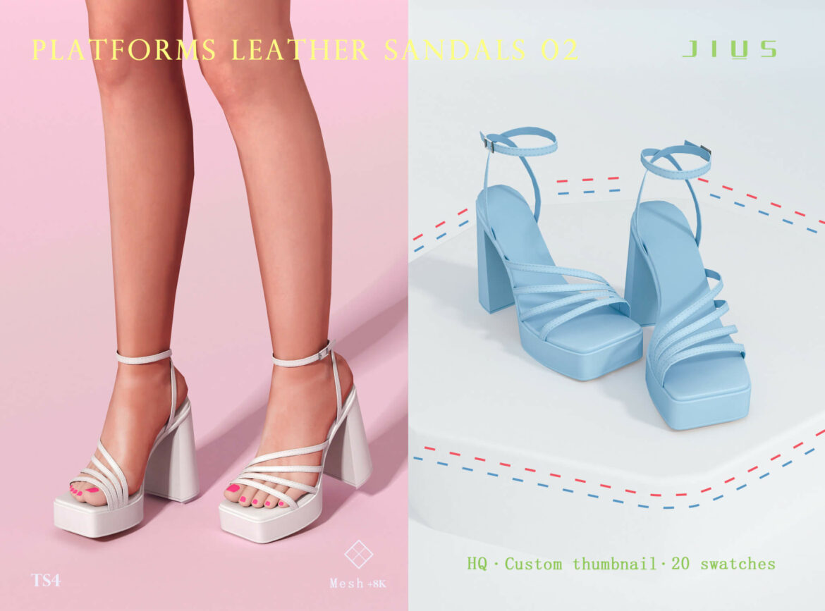 Sims 4 jius platforms leather sandals 02 20