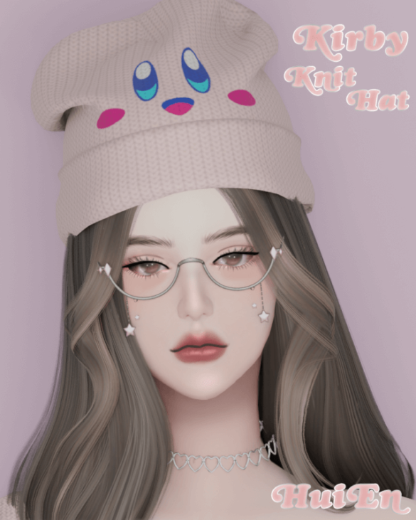 Sims 4 Kirby Knit Hat