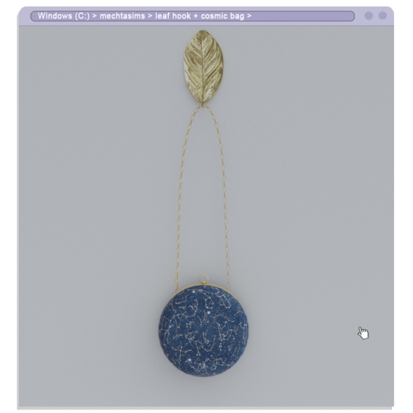 Sims 4 leaf wall hook cosmic bag leaf wall hook