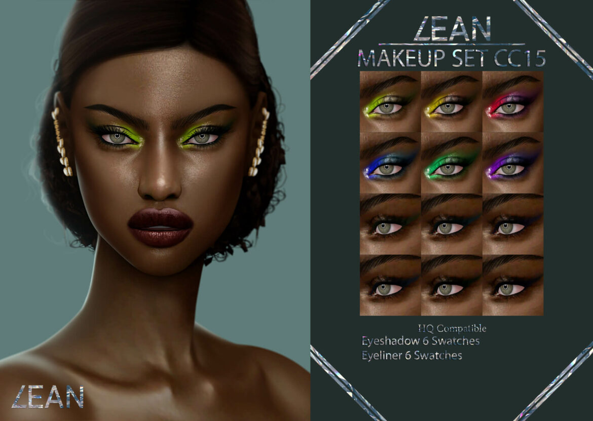 Sims 4 lean makeup set cc15