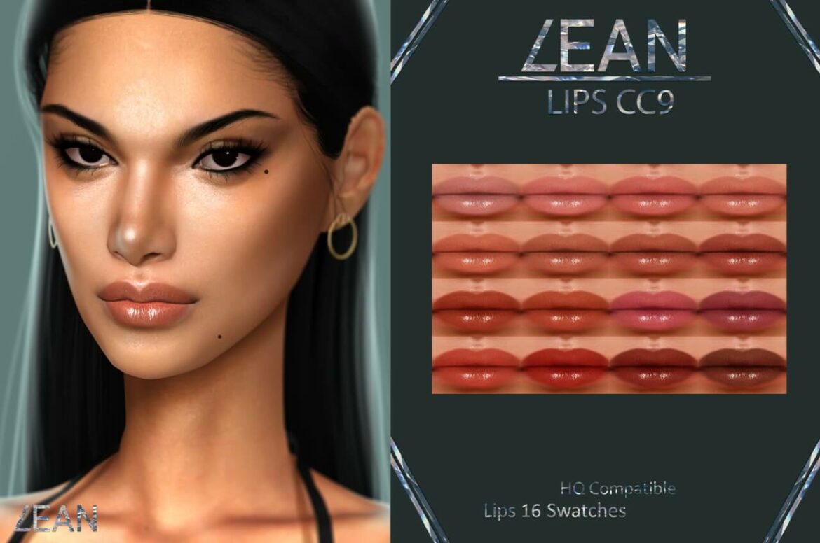 Sims 4 LIPS CC9 at LEAN