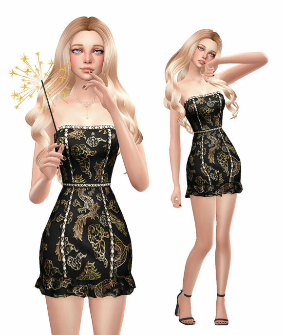 Sims 4 lookbook happy new year
