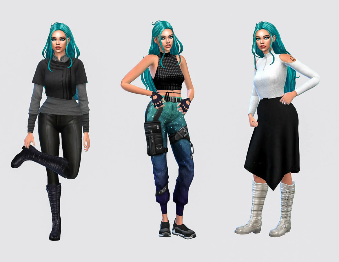 Sims 4 𝙸𝚗𝚝𝚘 𝚝𝚑𝚎 𝙵𝚞𝚝𝚞𝚛𝚎 lookbook