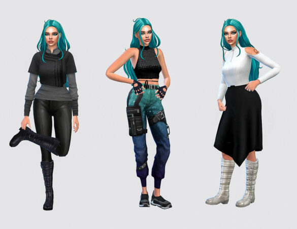 Sims 4 𝙸𝚗𝚝𝚘 𝚝𝚑𝚎 𝙵𝚞𝚝𝚞𝚛𝚎 lookbook