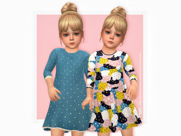 Sims 4 lumi dress by lillka