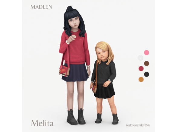 Sims 4 Melita Outfit by Madlen