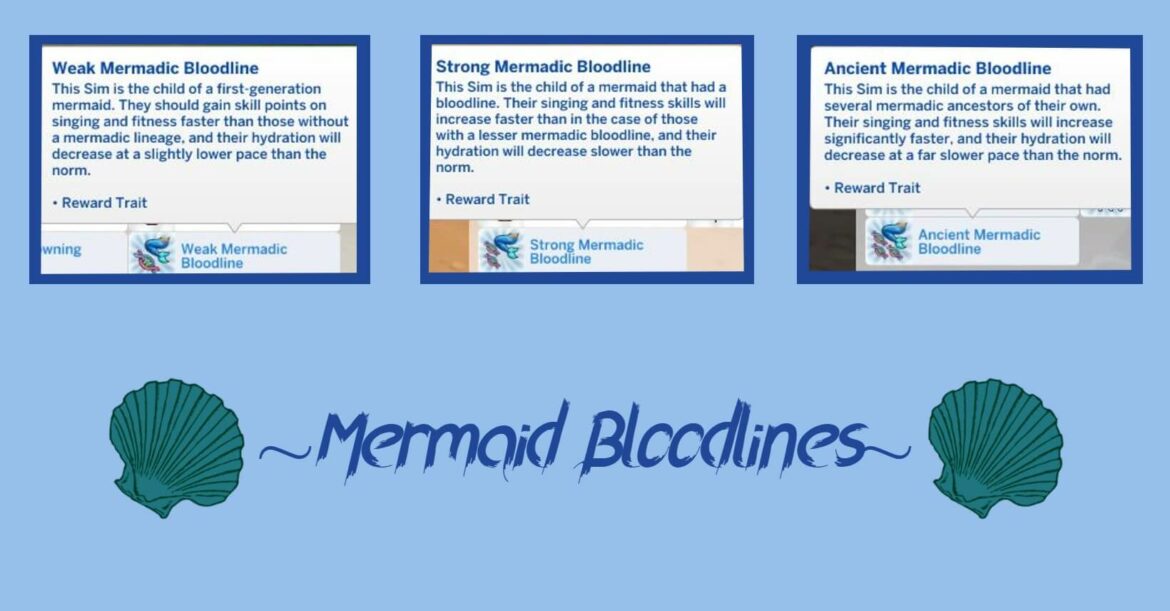 Sims 4 Mermaid Bloodlines