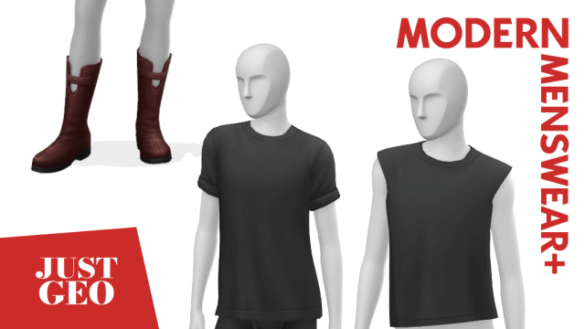 Sims 4 modern menswear