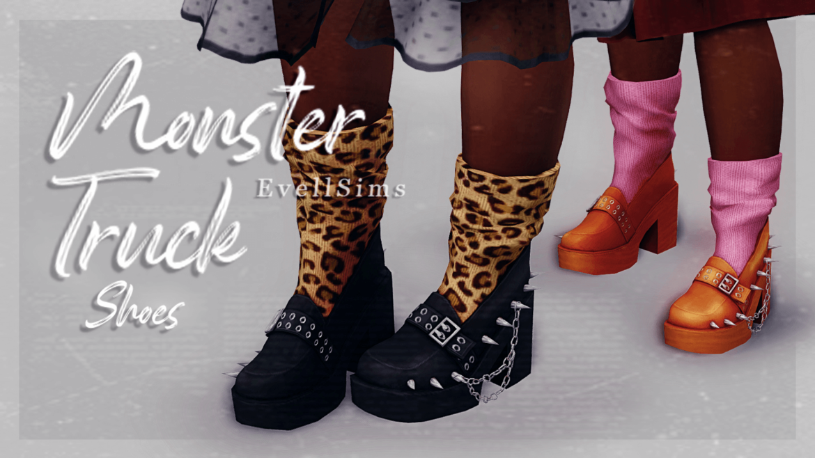 Sims 4 monster truck shoes