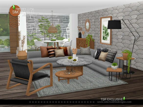 Sims 4 Naturalis Living by SIMcredible! at TSR