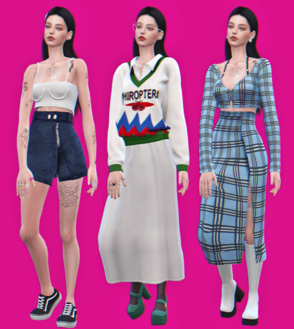 Sims 4 new year lookbook 4