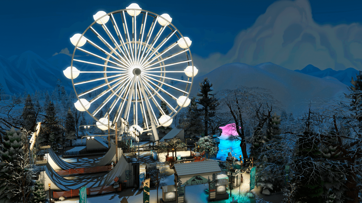 Sims 4 NO CC – Snow Park