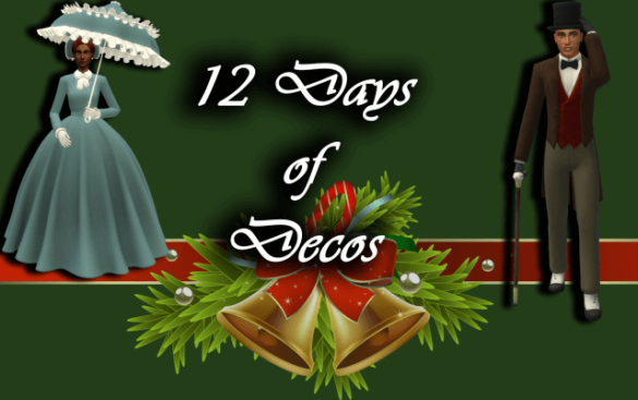 Sims 4 passer bys 12 days of decos
