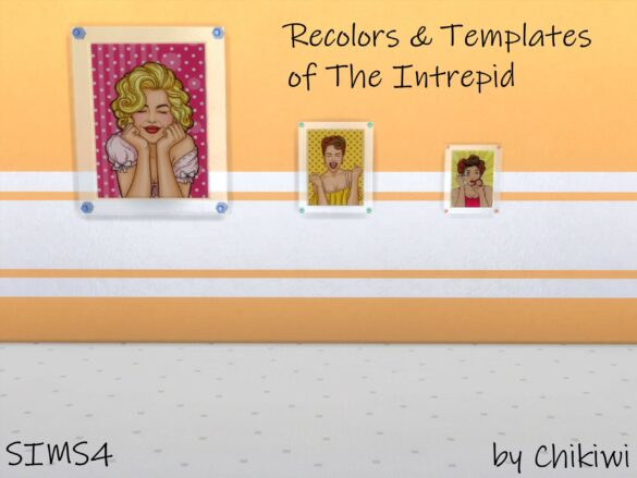Sims 4 Picture Frame Recolors and Templates
