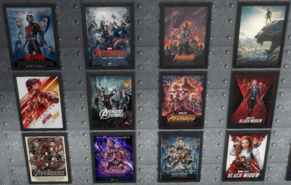 Sims 4 Posters! Movies: MCU Edition