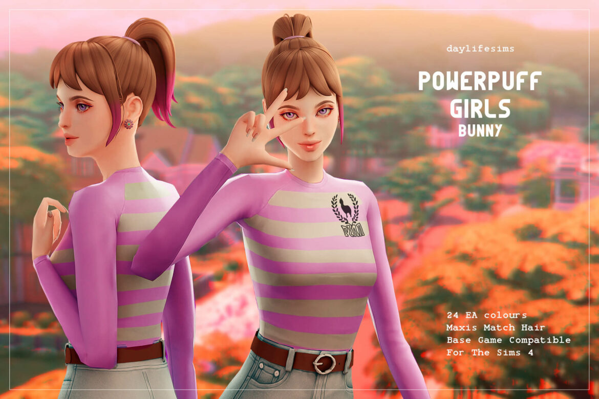 Sims 4 powerpuff girls bunny