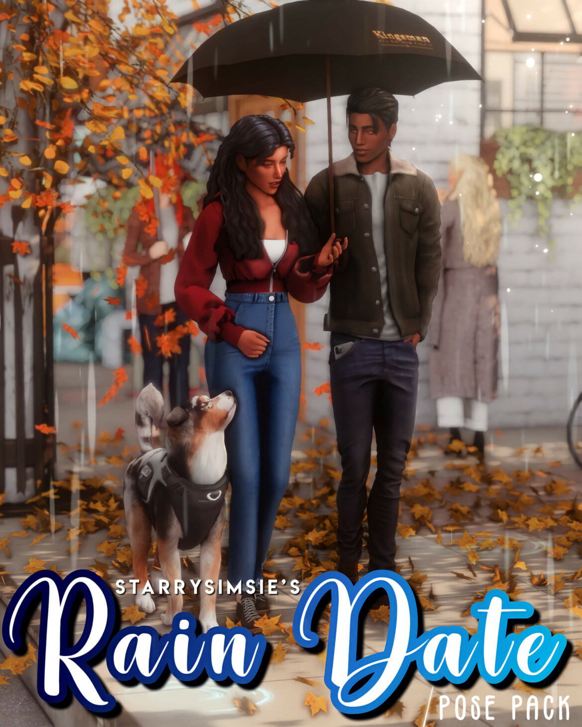 Sims 4 Rain Date – Pose Pack