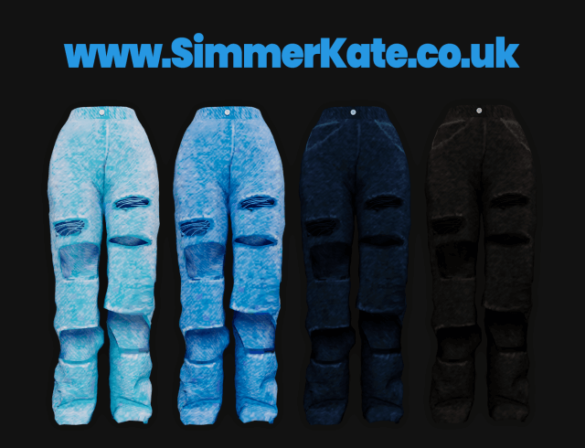 Sims 4 ripped jeans af