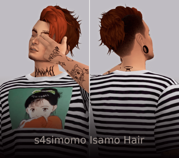 Sims 4 s4simomo isamo hair