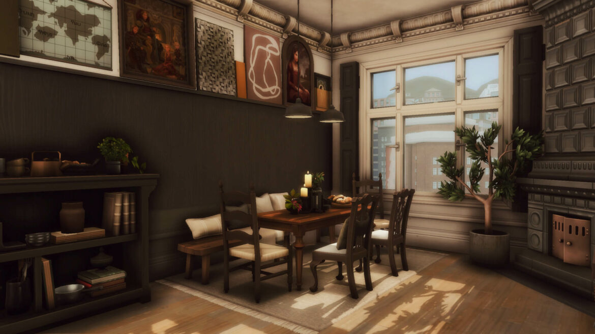 Sims 4 sdermalm vintage flat apartment