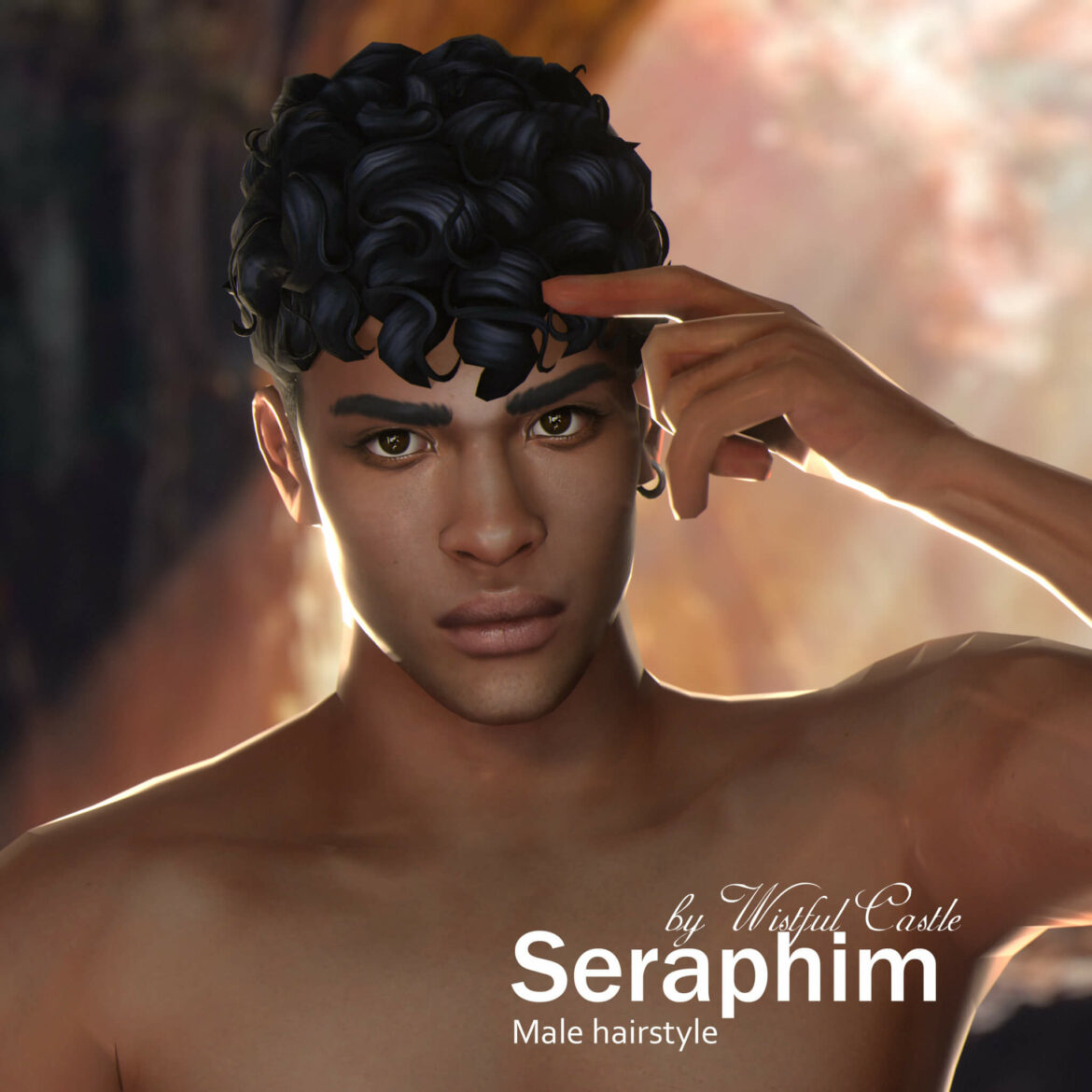 Sims 4 seraphim base game compatible hairstyle