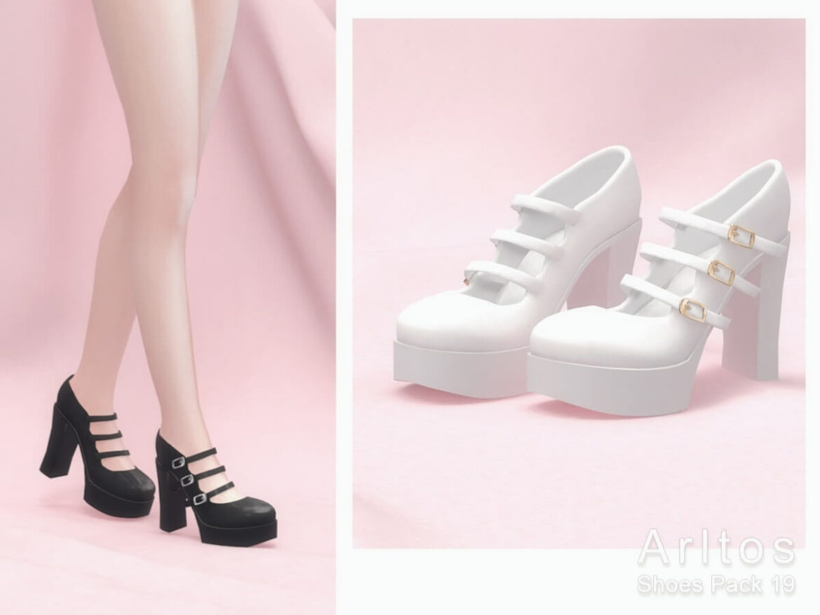 Sims 4 Shoes pack 19 at Arltos