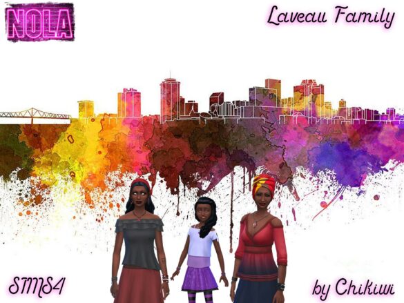 Sims 4 SIMS in NOLA – Madame Zoe, Juju and Violette