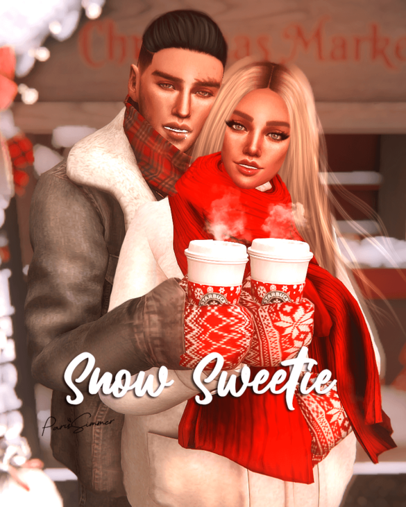 Sims 4 snow sweetie 2 couple 3 single poses