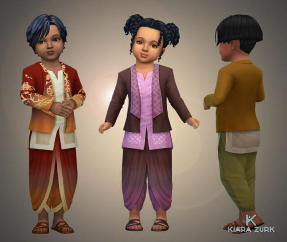 Sims 4 suit flared conversion