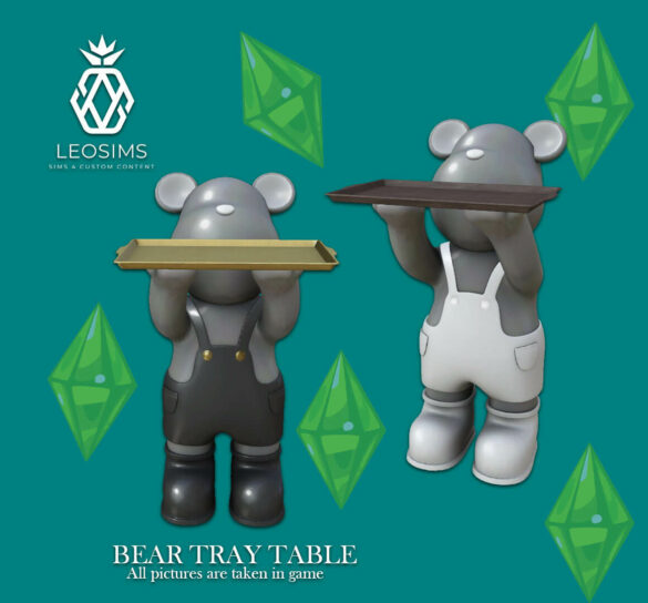 Sims 4 The Bear Tray Table