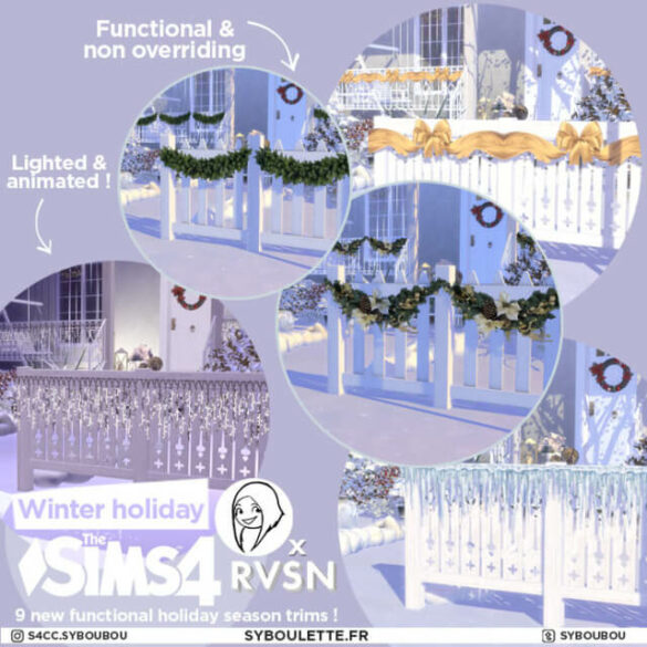 Sims 4 winter holiday fan made stuff pack