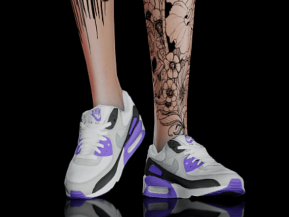 Sims 4 TS4 Nike Air Max 90 by Shushilda