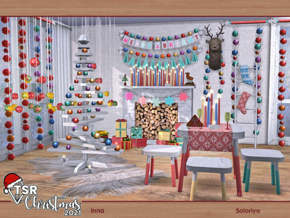 Sims 4 TSR Christmas 2021. Inna by soloriya at TSR