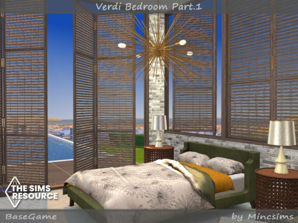 Sims 4 Verdi Bedroom Part.1 by Mincsims at TSR