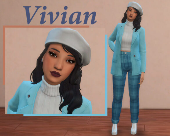 Sims 4 vivian lookbook the academia challenge by