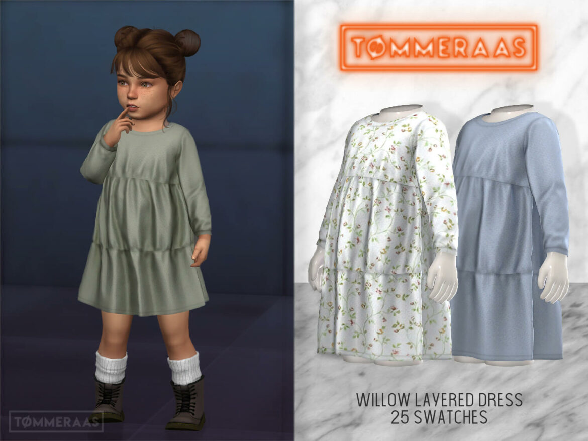 Sims 4 willow layered dress 26 tmmeraas f toddler