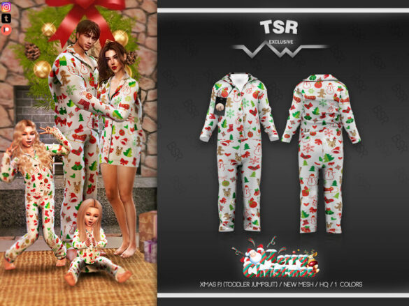 XMAS PJ TODDLER JUMPSUIT BD596 by busra-tr