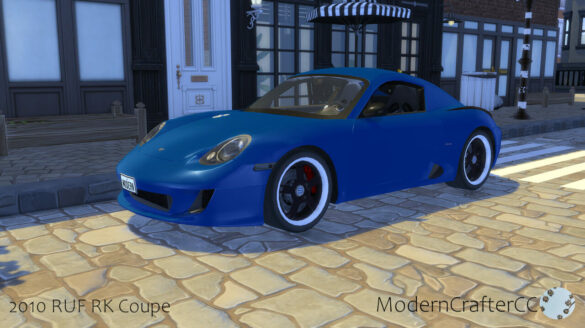 Sims 4 2010 RUF RK Coupe at Modern Crafter CC