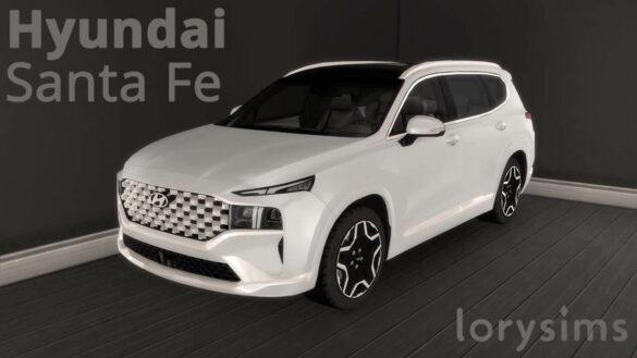 Sims 4 2021 Hyundai Santa Fe at LorySims