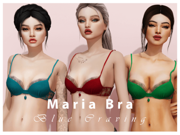 Sims 4 Blue Craving – Maria Bra