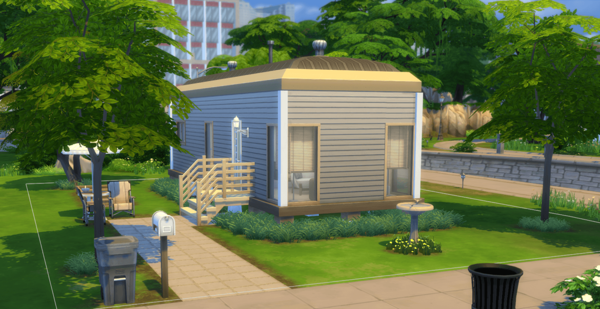 Sims 4 Creekside – Small Mobile Home – No CC