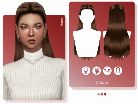 Sims 4 [EnriqueS4] Karly Hairstyle
