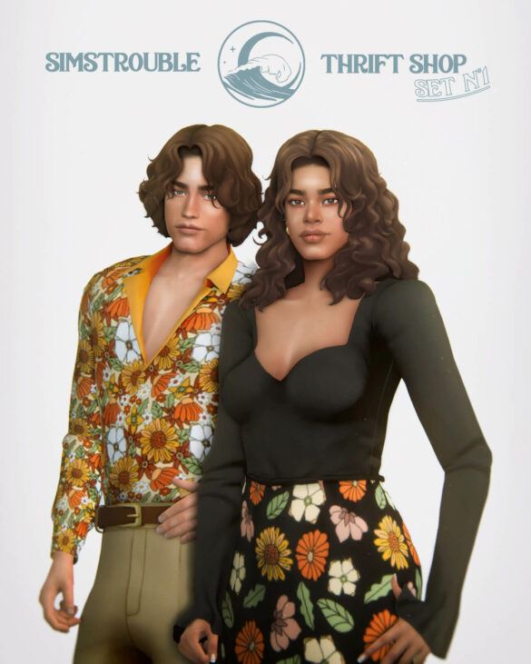 Sims 4 Thrift Shop Set at SimsTrouble