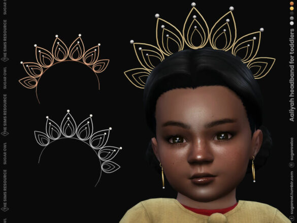 Aaliyah headband for toddlers by sugar owl