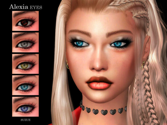 The Sims 4 Alexia Eyes N23 by Suzue